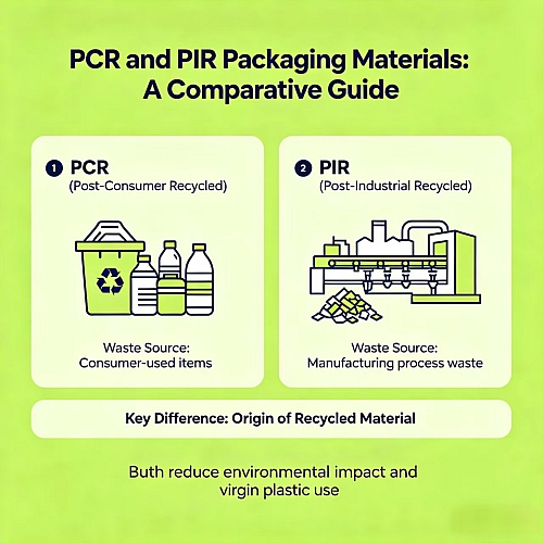 What are PCR and PIR Packaging Materials and Their Differences?