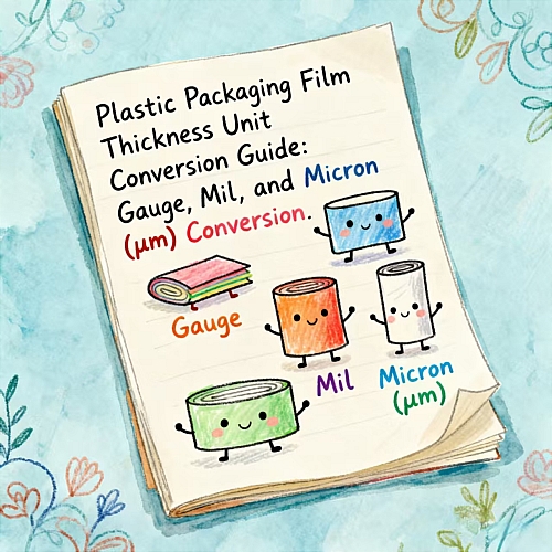 Plastic Packaging Film Thickness Unit Conversion Guide: Gauge, Mil, and Micron Conversion